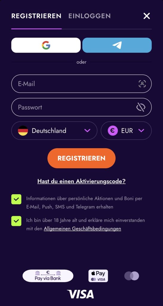 irwincasino registrieren